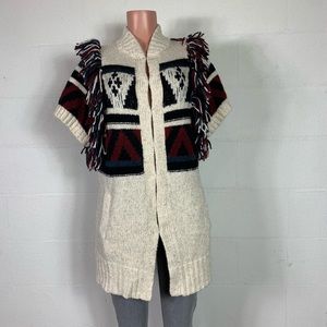 White + warren sweater fridge short sleeve medium